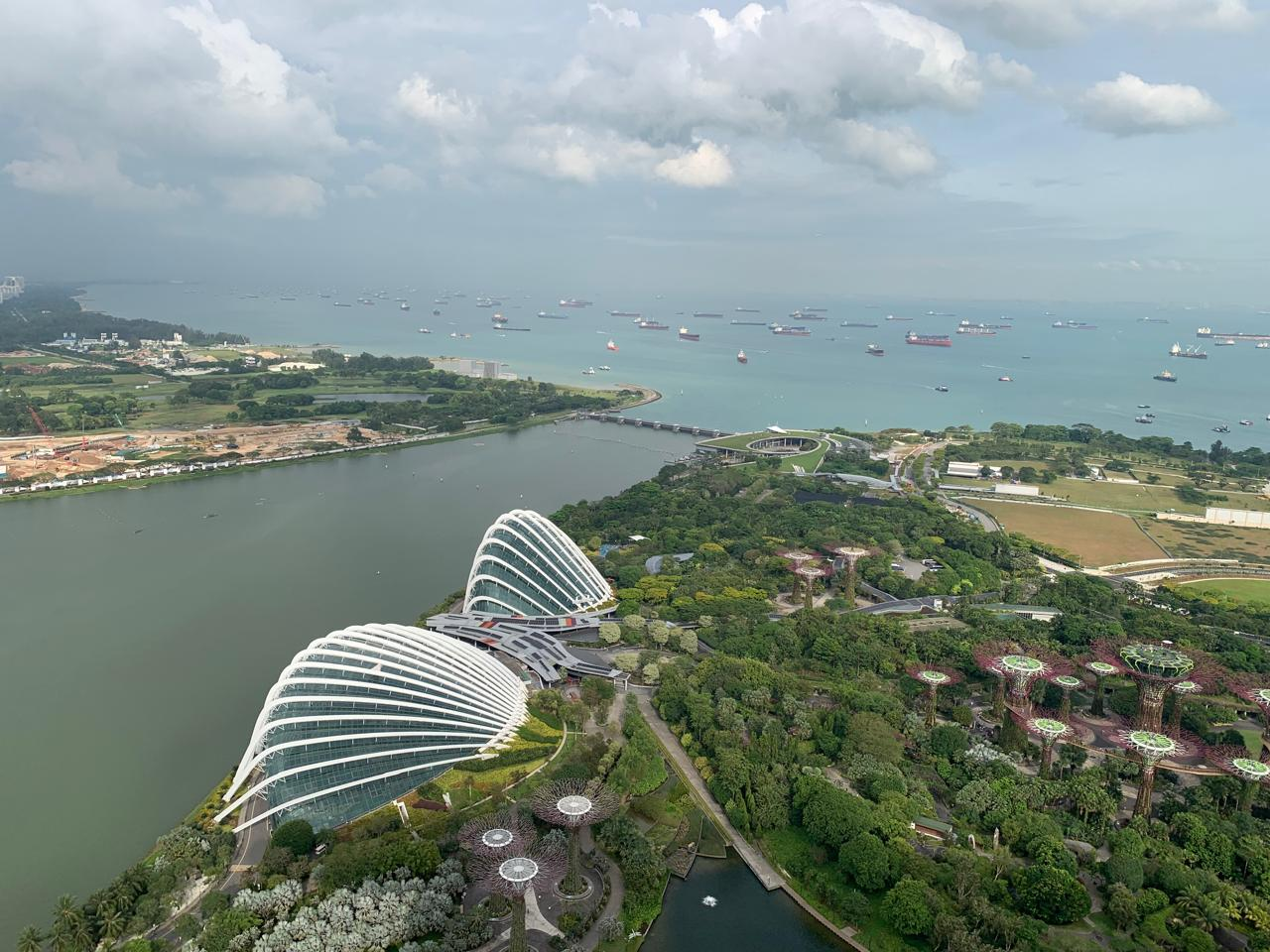 Gardens by the Bay Aerial View